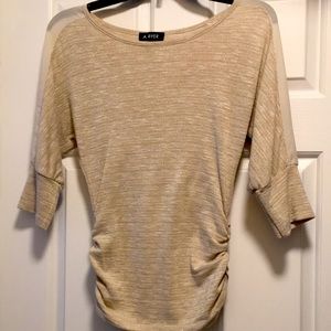 Sparkly gold shirt